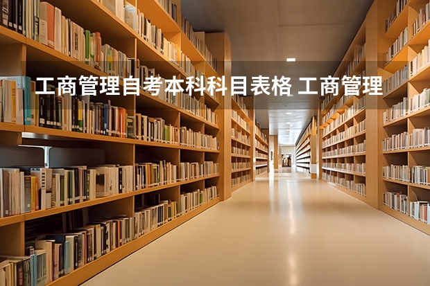 工商管理自考本科科目表格 工商管理自考本科科目表 一共要考多少门？