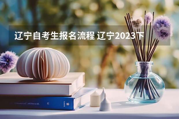 辽宁自考生报名流程 辽宁2023下半年自考报名入口 报考流程是什么？