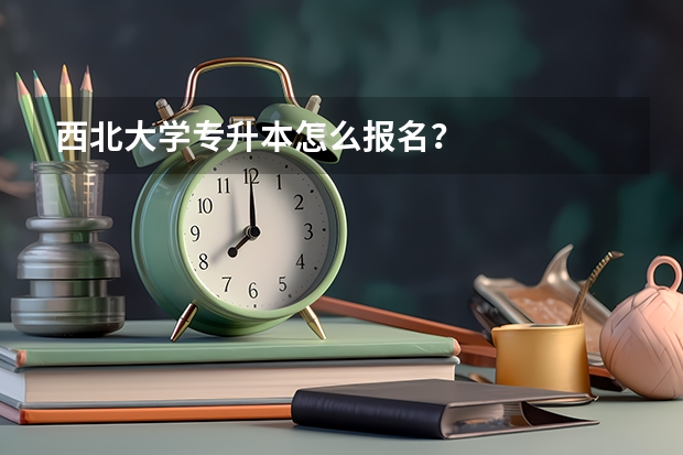 西北大学专升本怎么报名？