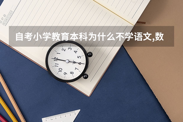 自考小学教育本科为什么不学语文,数学等知识