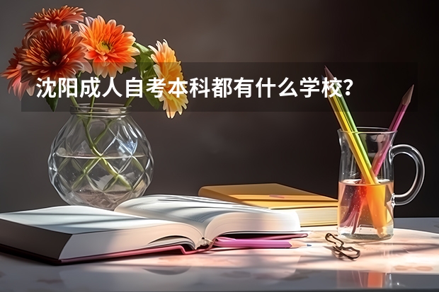 沈阳成人自考本科都有什么学校？